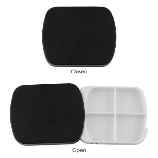 Spin Pill Boxes Open Closed